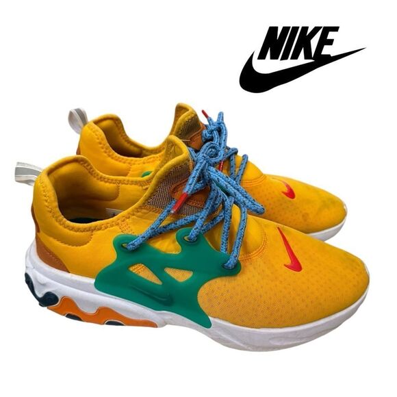 Nike React Presto University Gold-AV2605-701 Men's Sneakers 9 - Picture 1 of 7